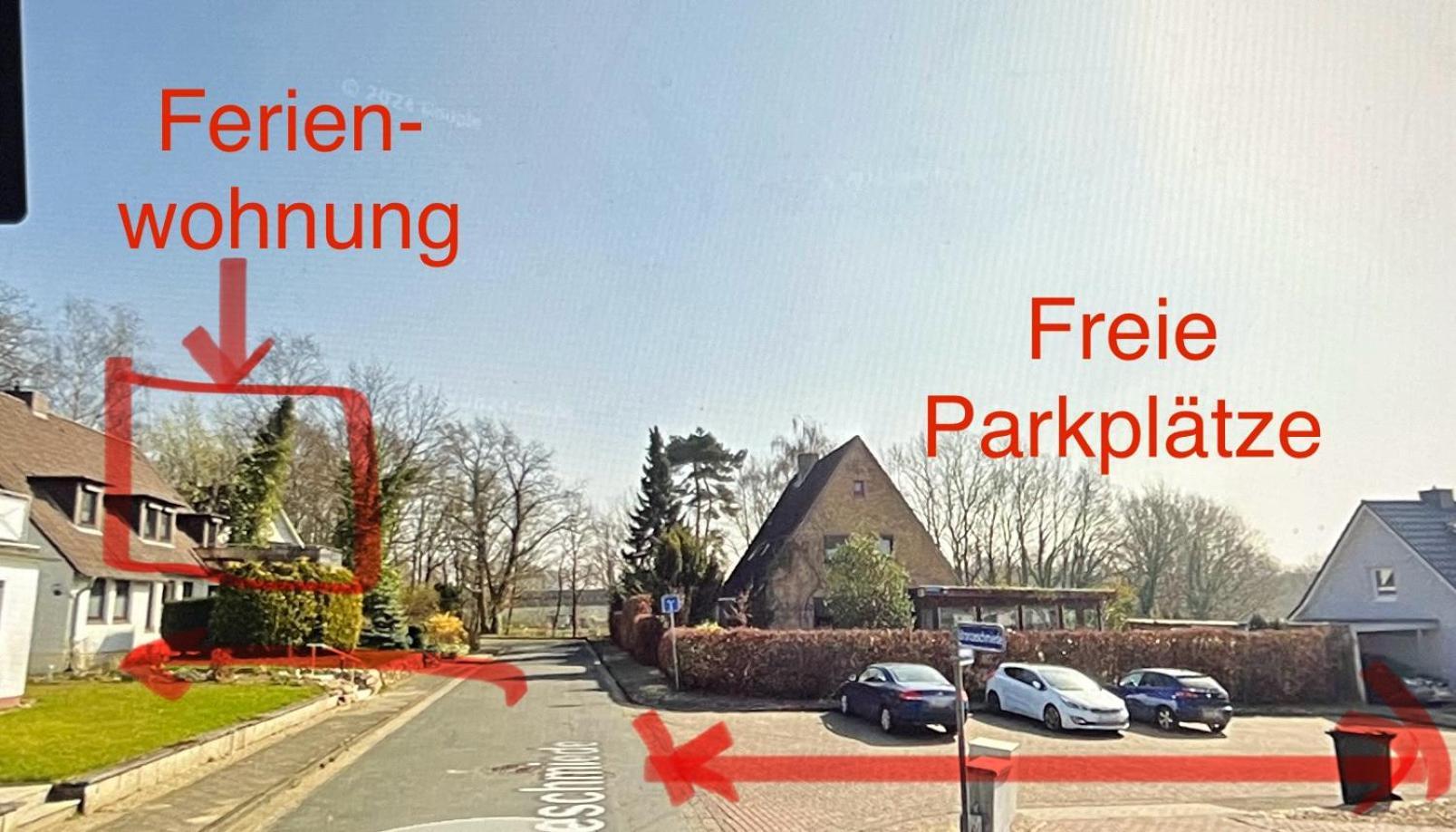 Peedy'S Luxurioese 60M² Wohnung Mit Balkonterrasse Stade Bagian luar foto